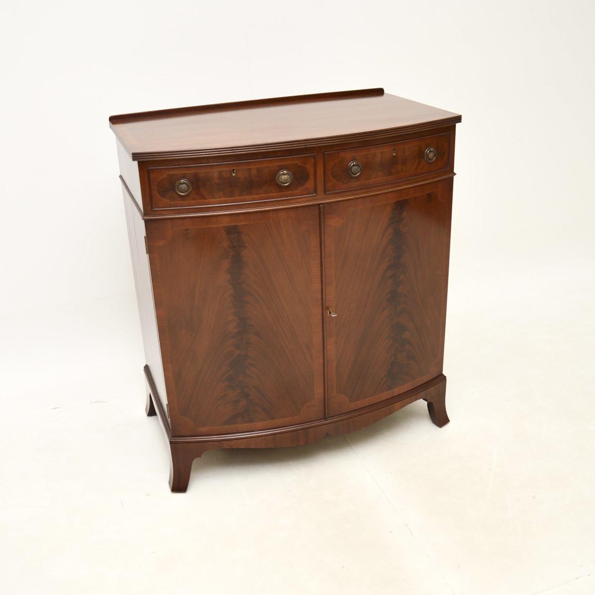 Antique Edwardian Inlaid Mahogany Cabinet (1 of 10) Antique Edwardian Inlaid Mahogany Cabinet (1 of 10)