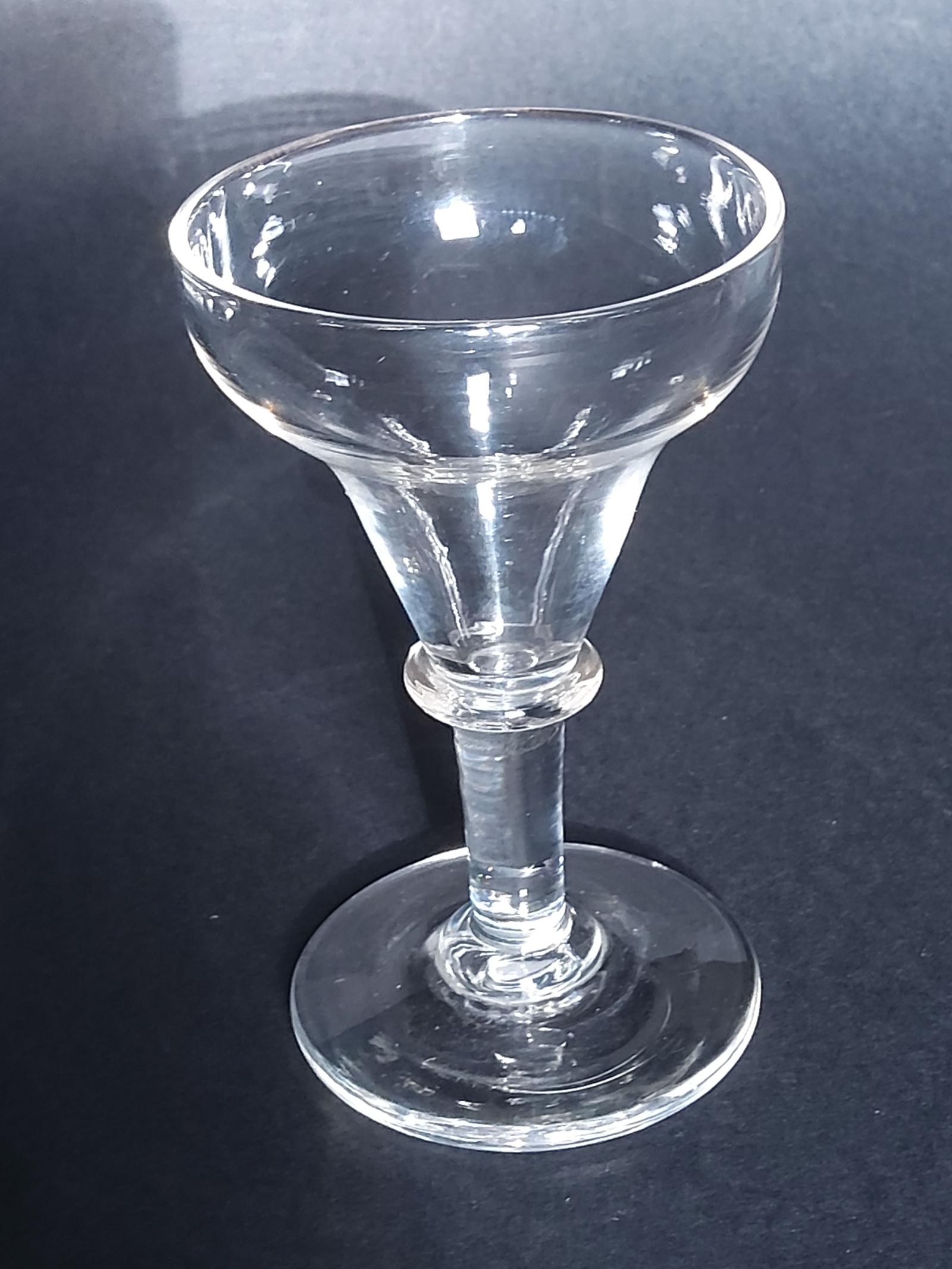 Georgian Pan Topped Wine Glass (1 of 5)