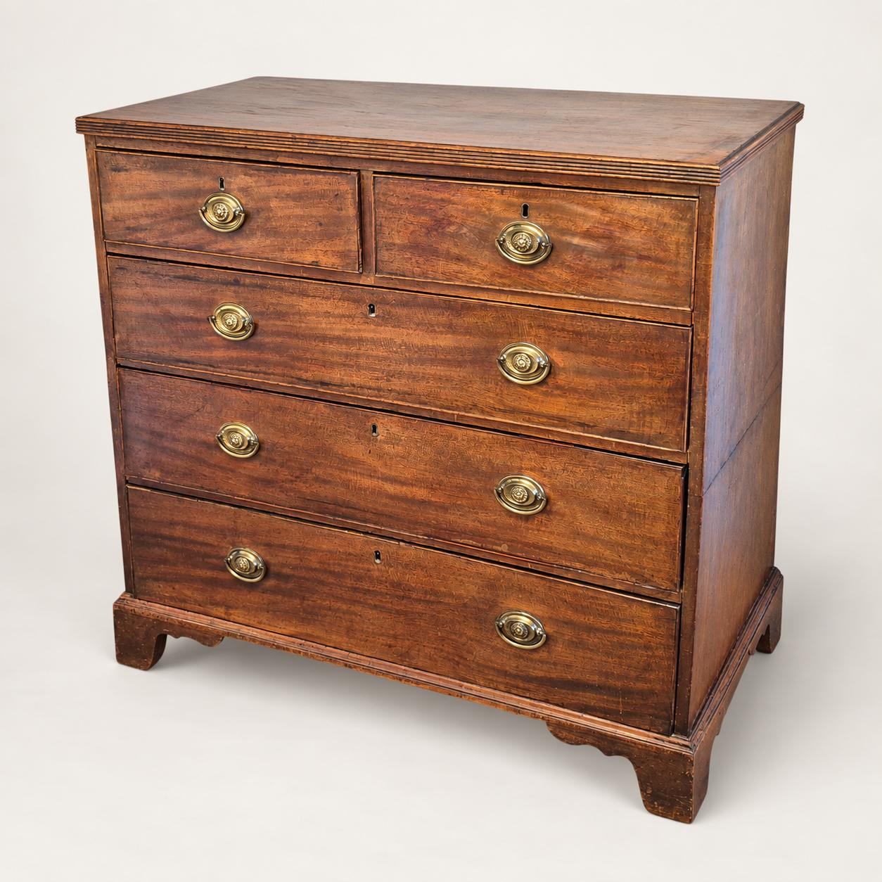 Antique 19th Century Mahogany Chest of Five Drawers - Georgian / Victorian Period (1 of 19) Antique 19th Century Mahogany Chest of Five Drawers - Georgian / Victorian Period (1 of 19)