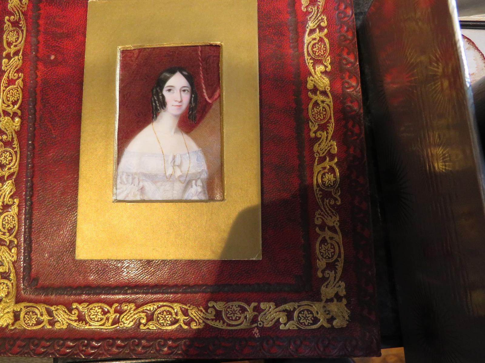 Hand Painted Miniature c.1845 (1 of 5)