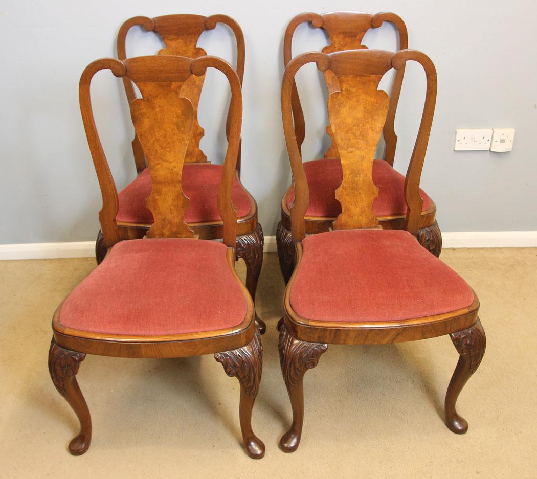 Antique Quality Set of Georgian Style Walnut Dining Chairs c.1920 (1 of 10) Antique Quality Set of Georgian Style Walnut Dining Chairs c.1920 (1 of 10)
