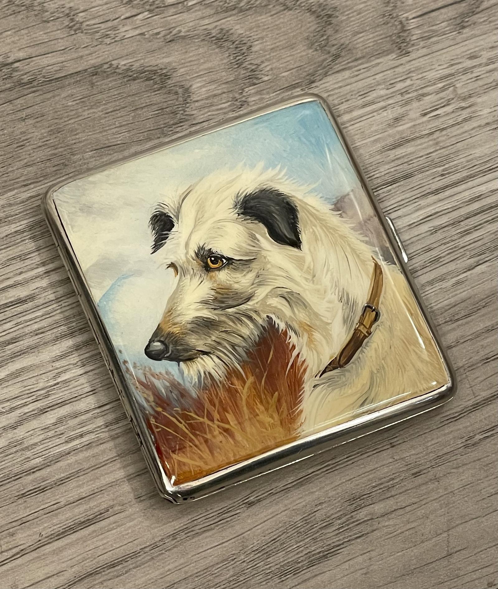 George V Silver & Enamel Cigarette Case By Asprey (1 of 9) George V Silver & Enamel Cigarette Case By Asprey (1 of 9)