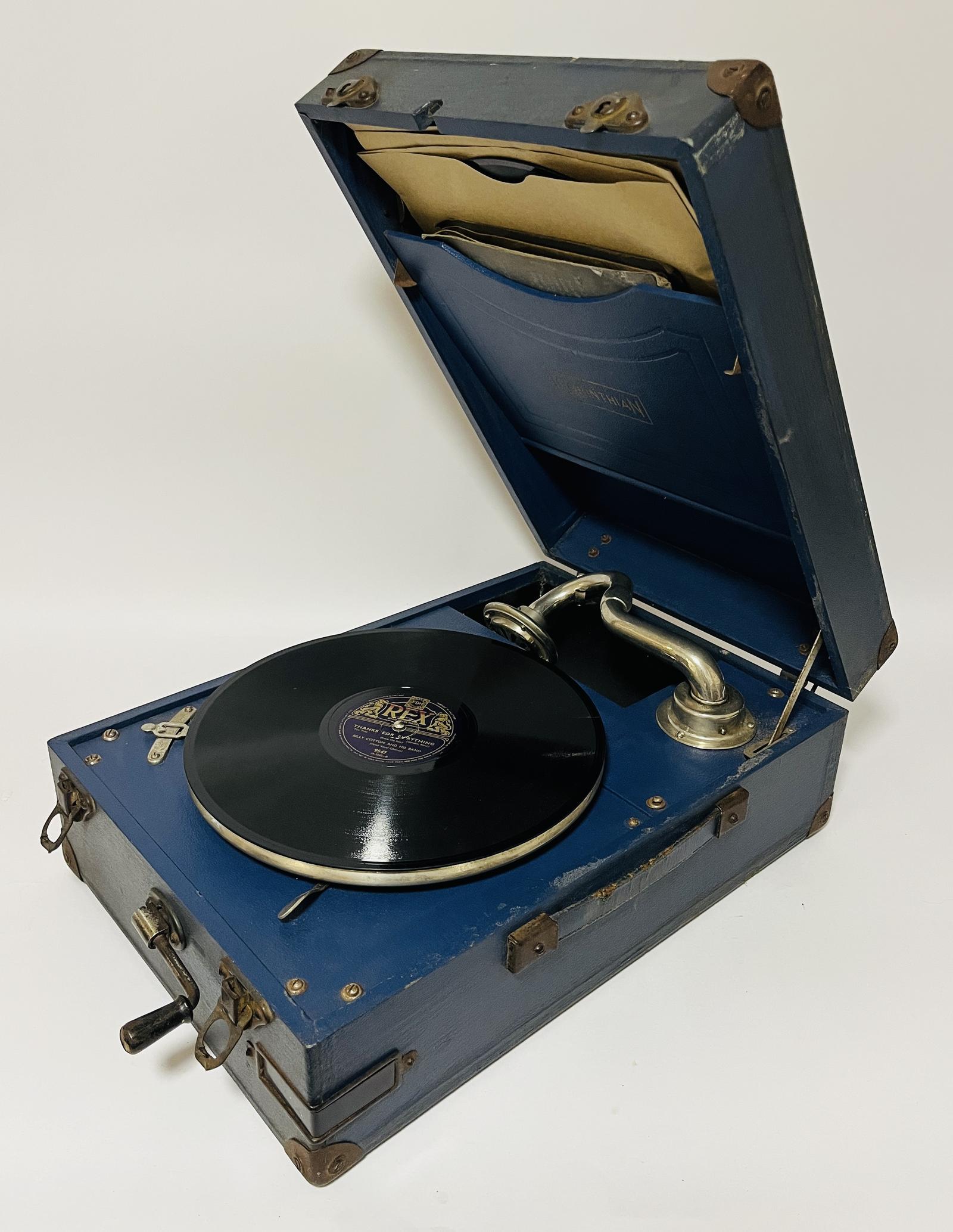 Original Portable Wind Up Gramophone (1 of 16)
