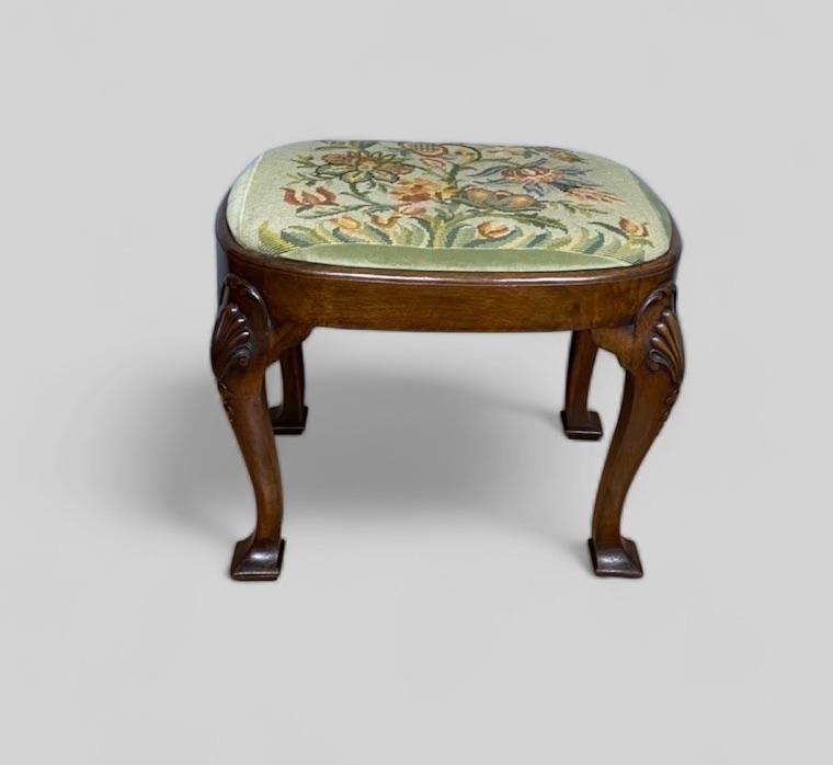 Small Walnut Stool (1 of 8)