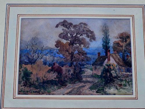 Early 20th Century Impressionist Watercolour (1 of 5) Early 20th Century Impressionist Watercolour (1 of 5)