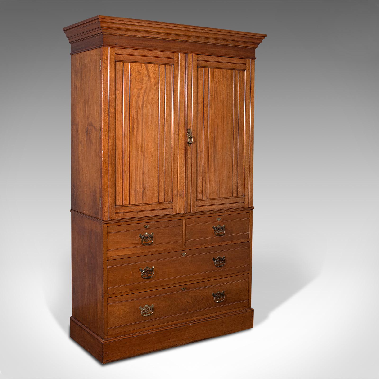 Antique Linen Press Cupboard, English, Walnut, Cabinet, London, Victorian c.1890 (1 of 10) Antique Linen Press Cupboard, English, Walnut, Cabinet, London, Victorian c.1890 (1 of 10)