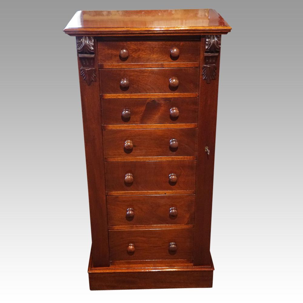 Victorian Mahogany Wellington Chest (1 of 8) Victorian Mahogany Wellington Chest (1 of 8)