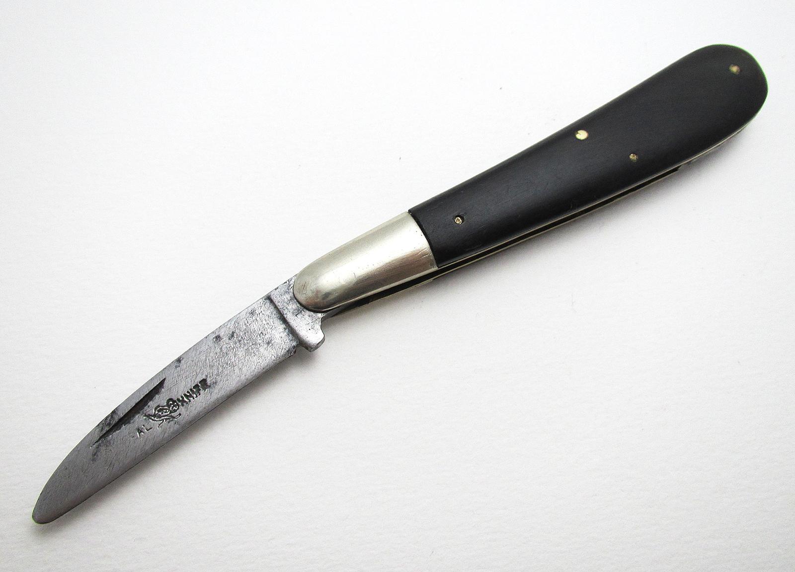 Antique Ettrick Folding Pocket Knife, Horn & Carbon Steel (1 of 7) Antique Ettrick Folding Pocket Knife, Horn & Carbon Steel (1 of 7)