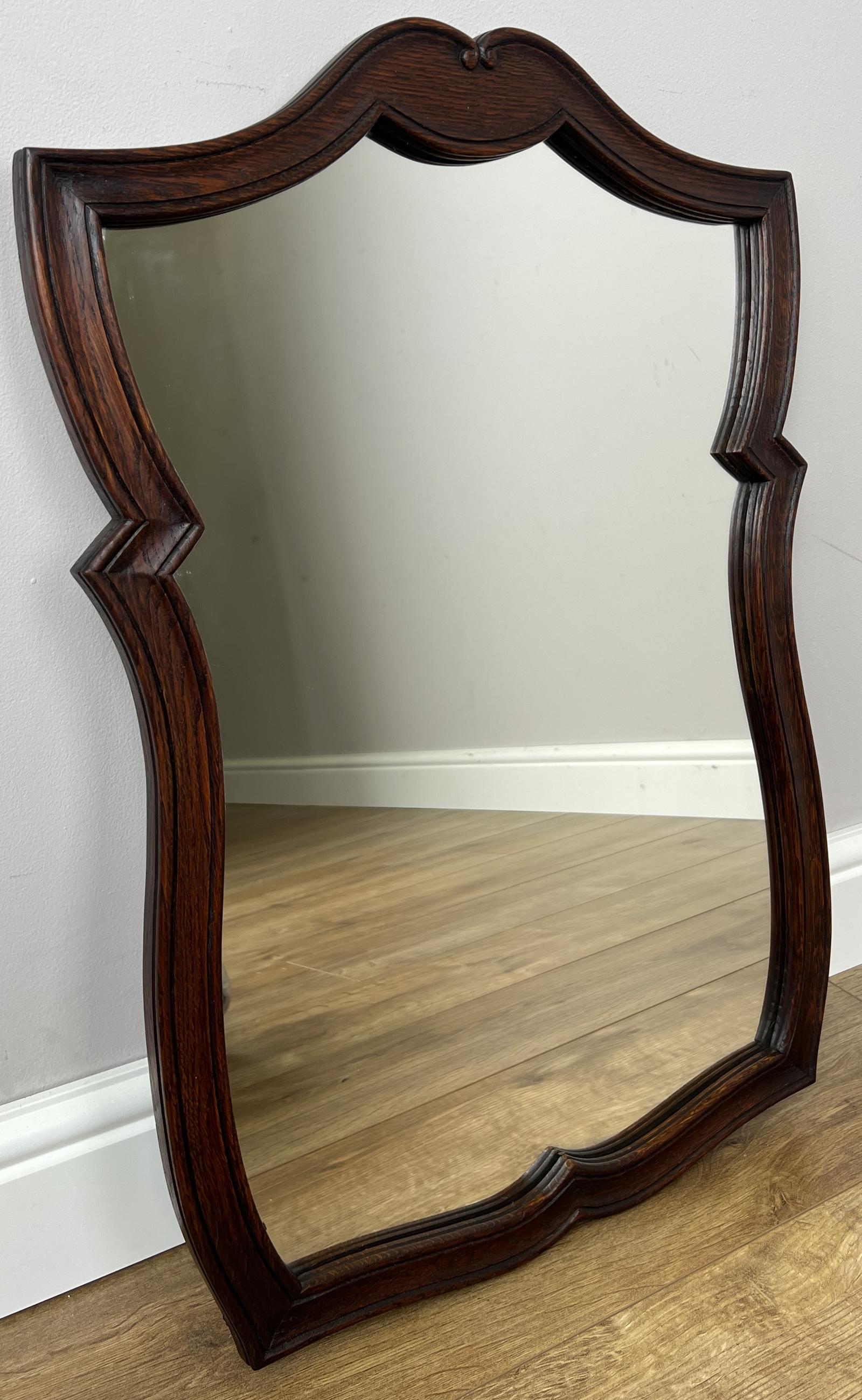 Mirror Vintage French Oak Carved Frame Wall Mirror (1 of 8) Mirror Vintage French Oak Carved Frame Wall Mirror (1 of 8)