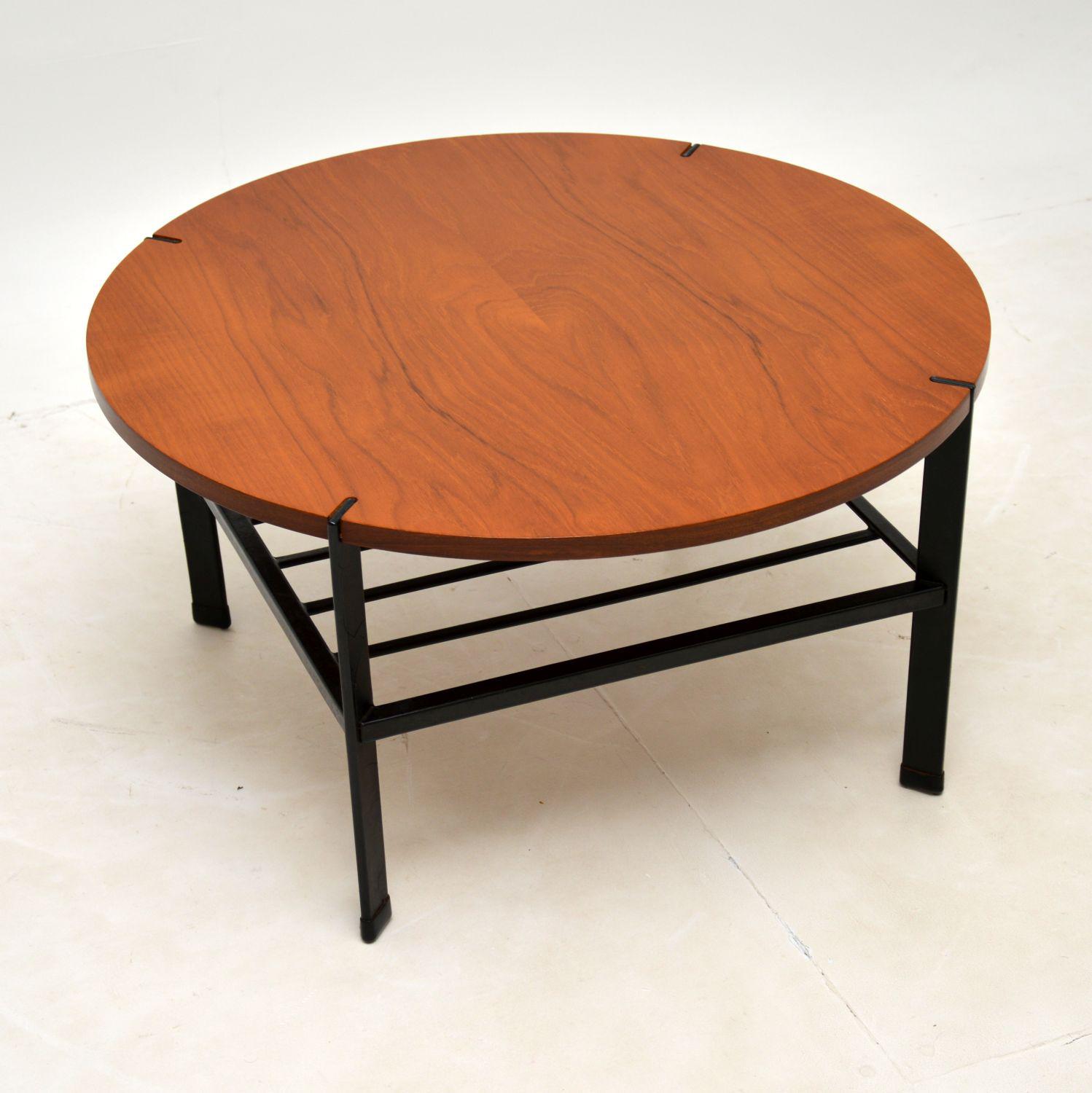 1960's Vintage Teak & Steel Coffee Table (1 of 8) 1960's Vintage Teak & Steel Coffee Table (1 of 8)