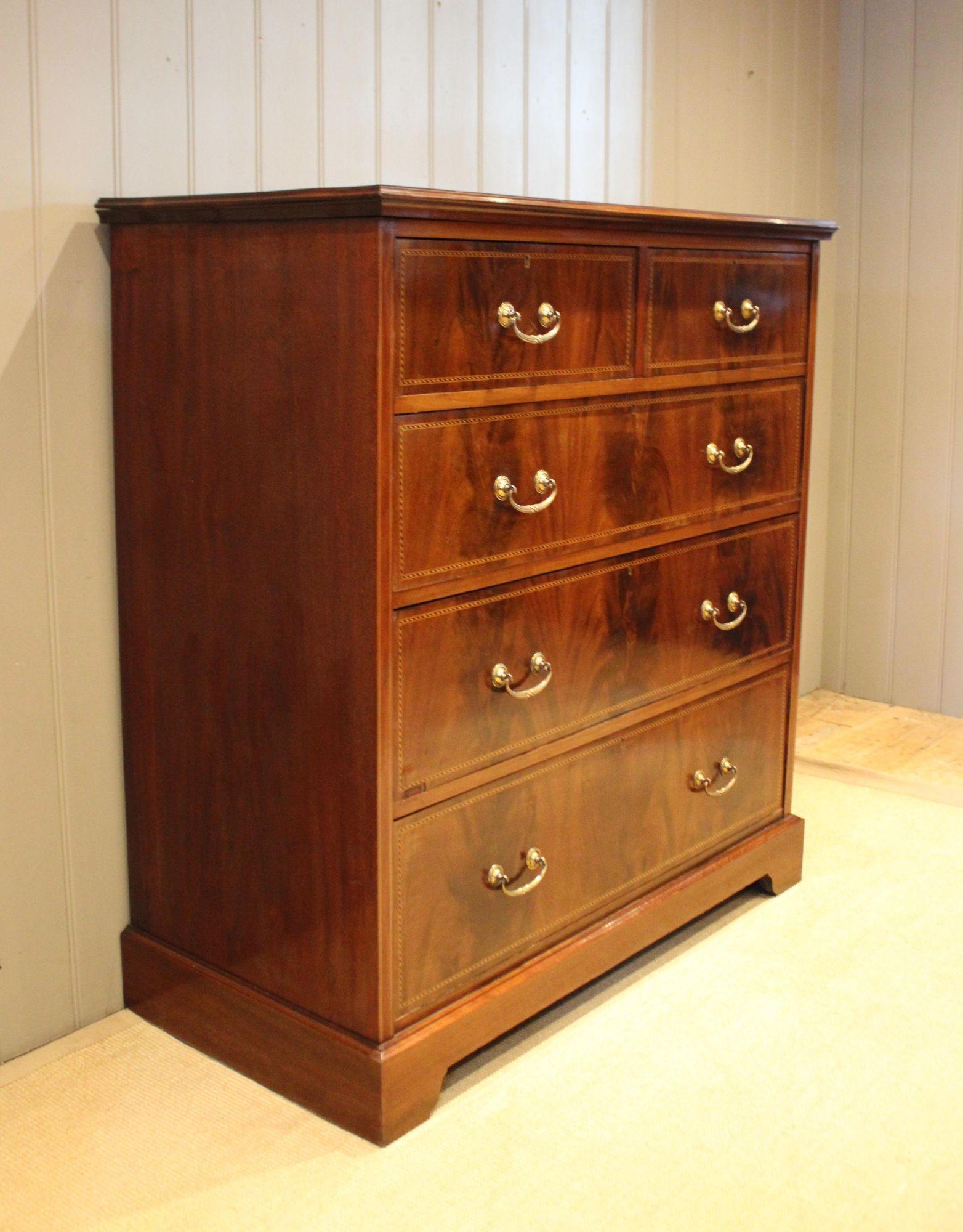 Substantial Edwardian Mahogany Chest of Drawers (1 of 13)