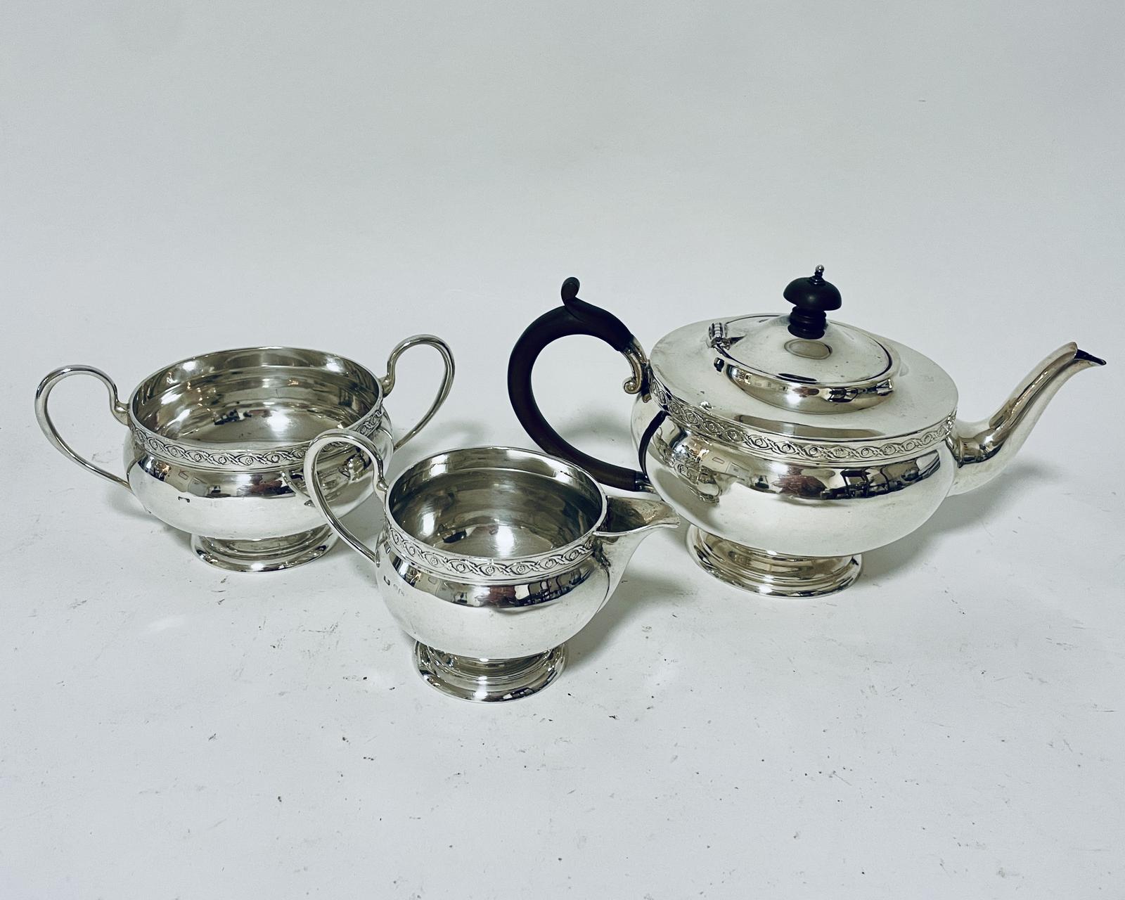 Antique 3 Piece Silver Tea Set (1 of 25) Antique 3 Piece Silver Tea Set (1 of 25)