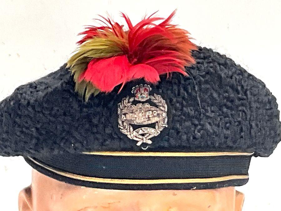 Royal Tank Regiment Officers Full Dress Astrakhan Beret (1 of 5) Royal Tank Regiment Officers Full Dress Astrakhan Beret (1 of 5)