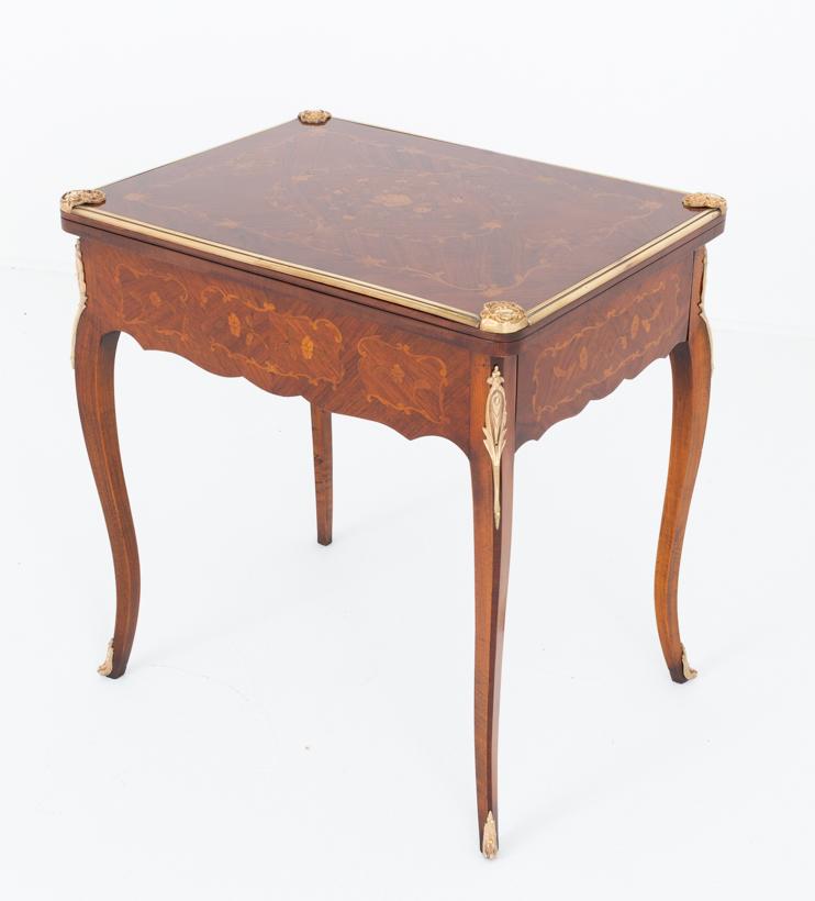 French Mahogany Games Table (1 of 10)