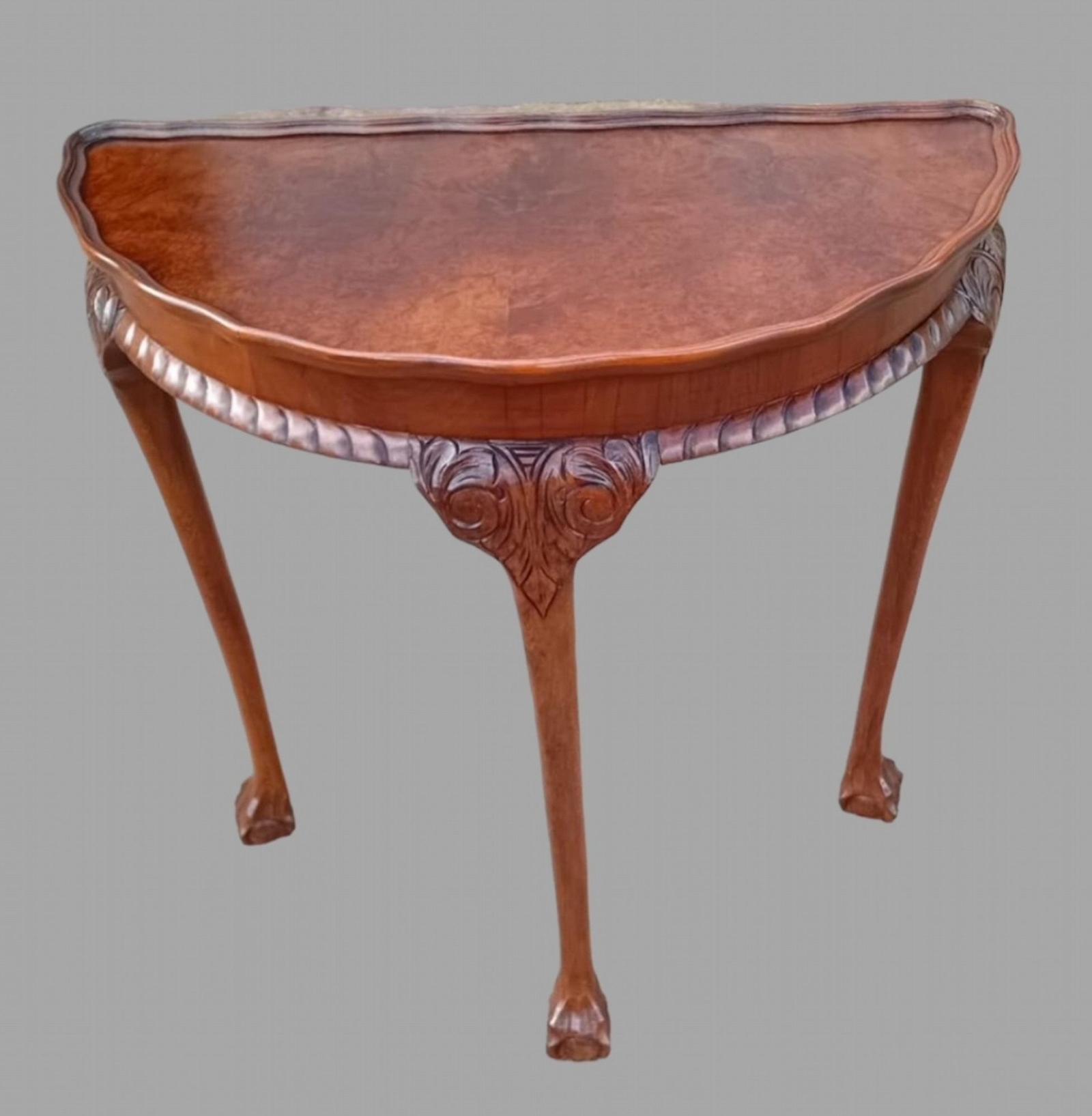 Demi Lune / Console Table 1950s (1 of 5)