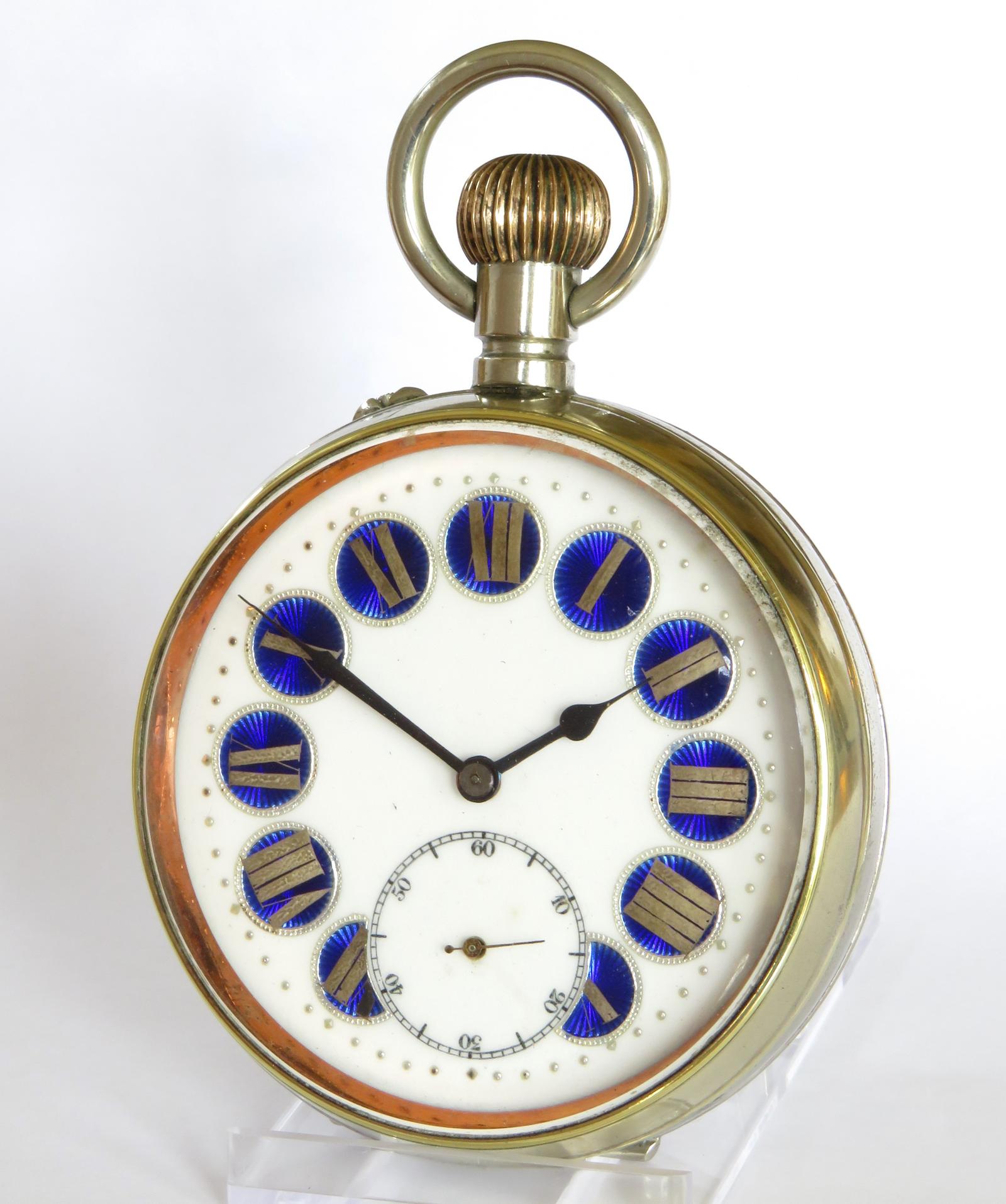 Pocket Watch: Large Antique Pocket Watch, Telephone Dial (1 of 5)