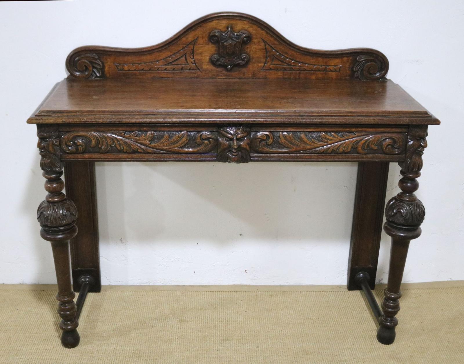 Gothic Oak Hall Table (1 of 12) Gothic Oak Hall Table (1 of 12)