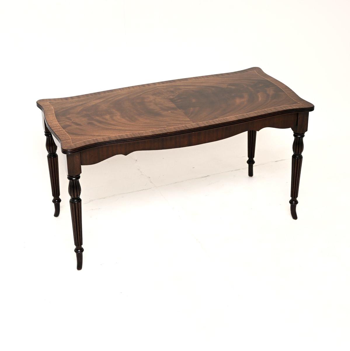 Regency Style Inlaid Mahogany Coffee Table (1 of 7) Regency Style Inlaid Mahogany Coffee Table (1 of 7)