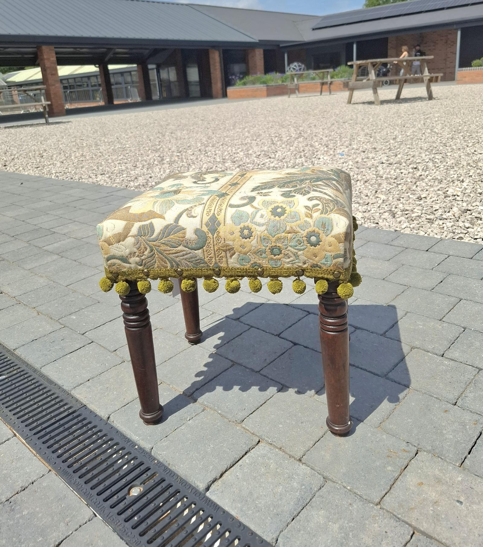 Victorian Column Turned Stool (1 of 3) Victorian Column Turned Stool (1 of 3)