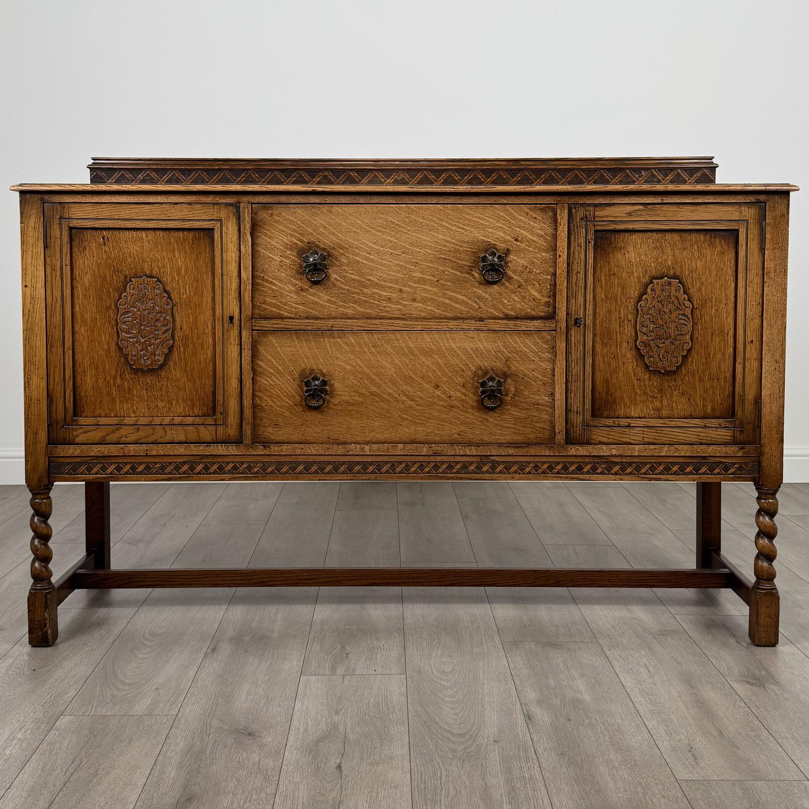 Antique 20th Century Good Quality Oak Sideboard (1 of 12) Antique 20th Century Good Quality Oak Sideboard (1 of 12)