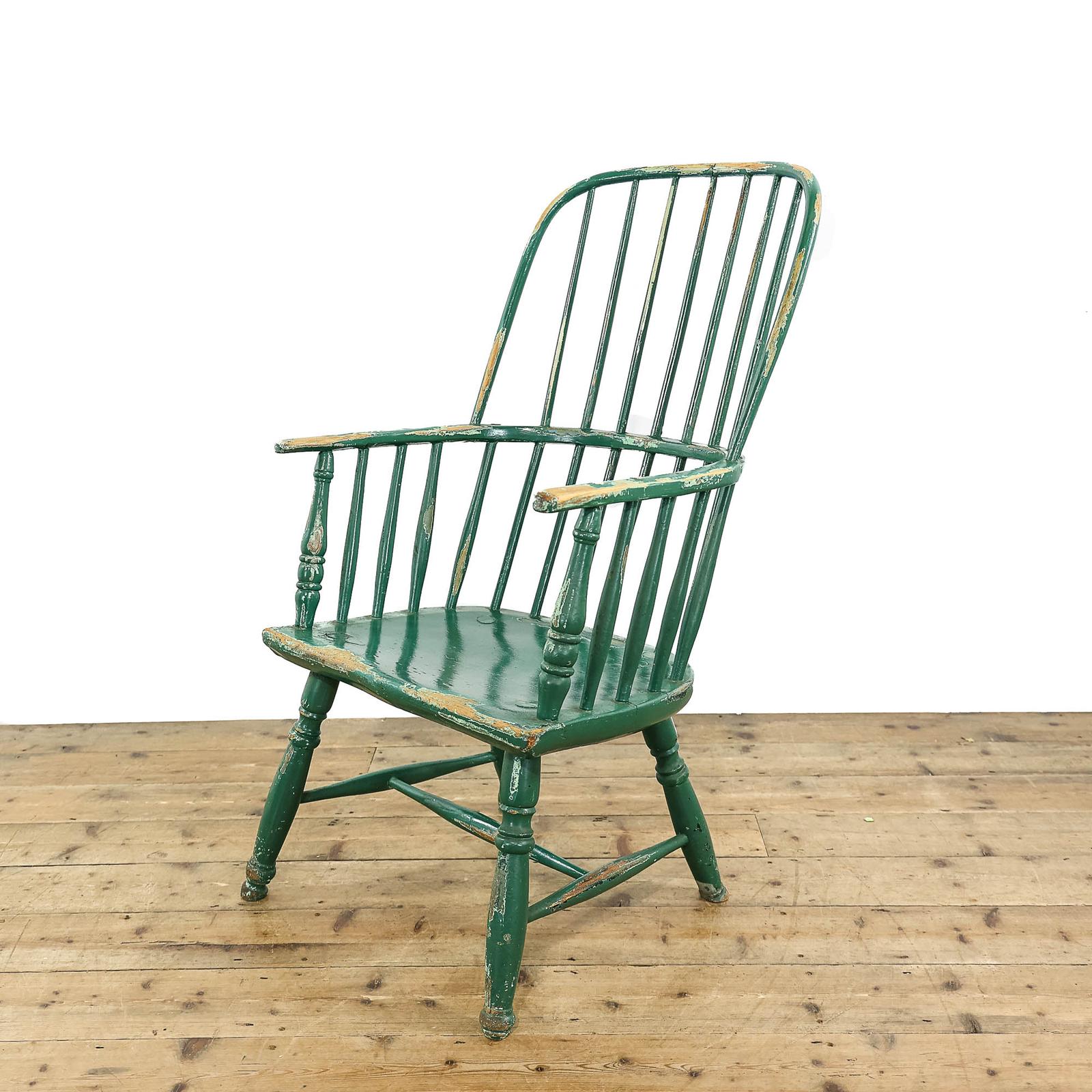 Antique Georgian Windsor Elbow Armchair (1 of 10)