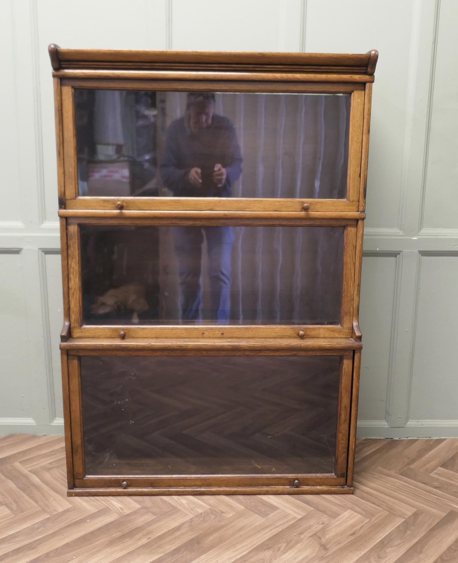 Arts & Crafts Stacking Barristers Bookcase or Filing Cabinet (1 of 6)