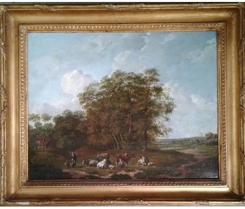 Egbert Van Drielst - 19th Century Oil on Panel Landscape (1 of 6) Egbert Van Drielst - 19th Century Oil on Panel Landscape (1 of 6)