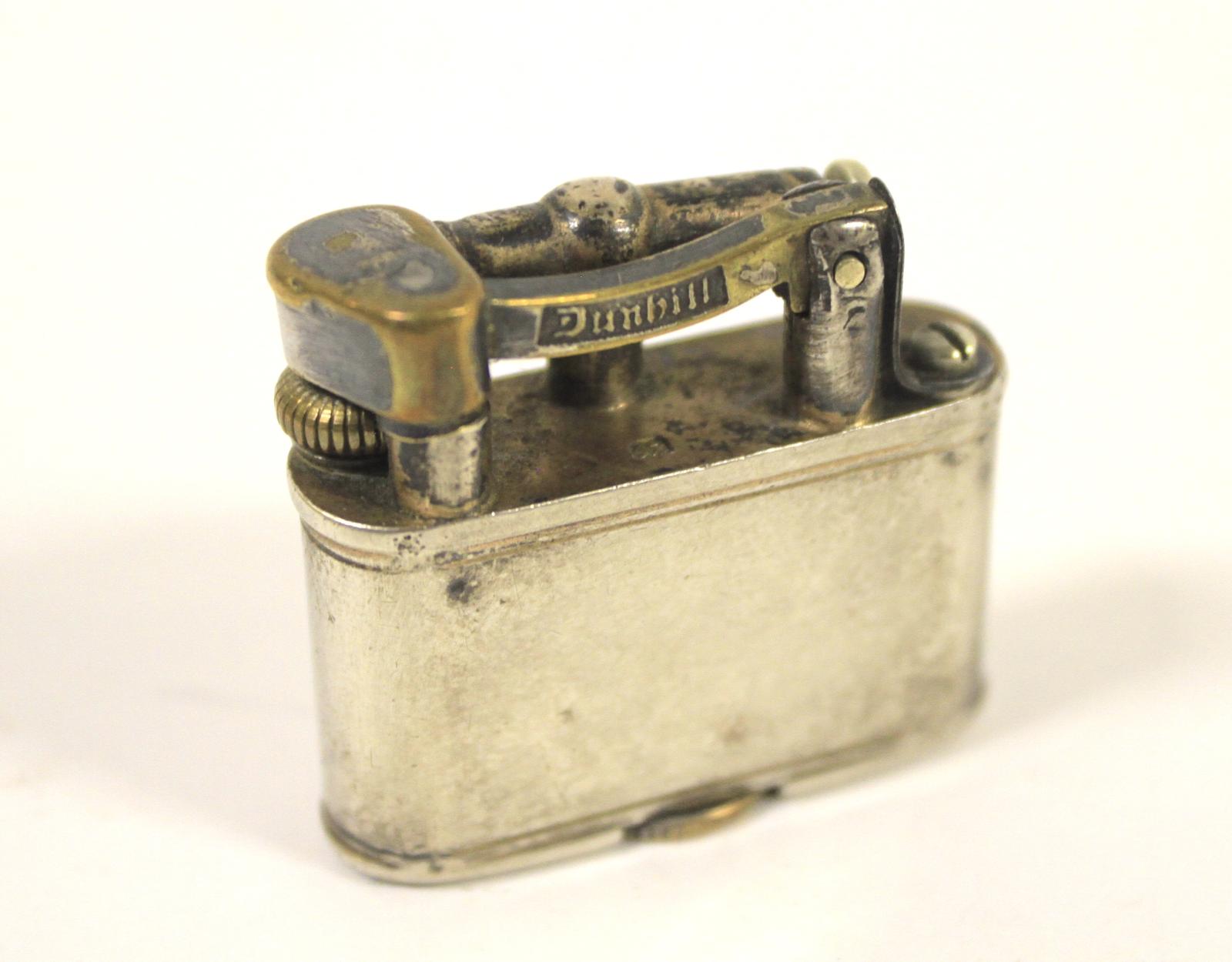 Rare Silver Dunhill Purse Lighter - Hallmarked London (1 of 6)