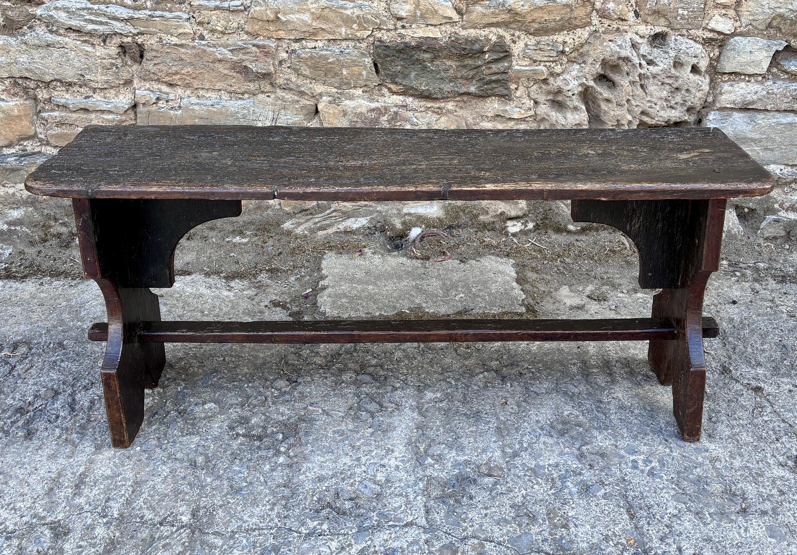 Antique Rustic Hall Bench (1 of 12) Antique Rustic Hall Bench (1 of 12)