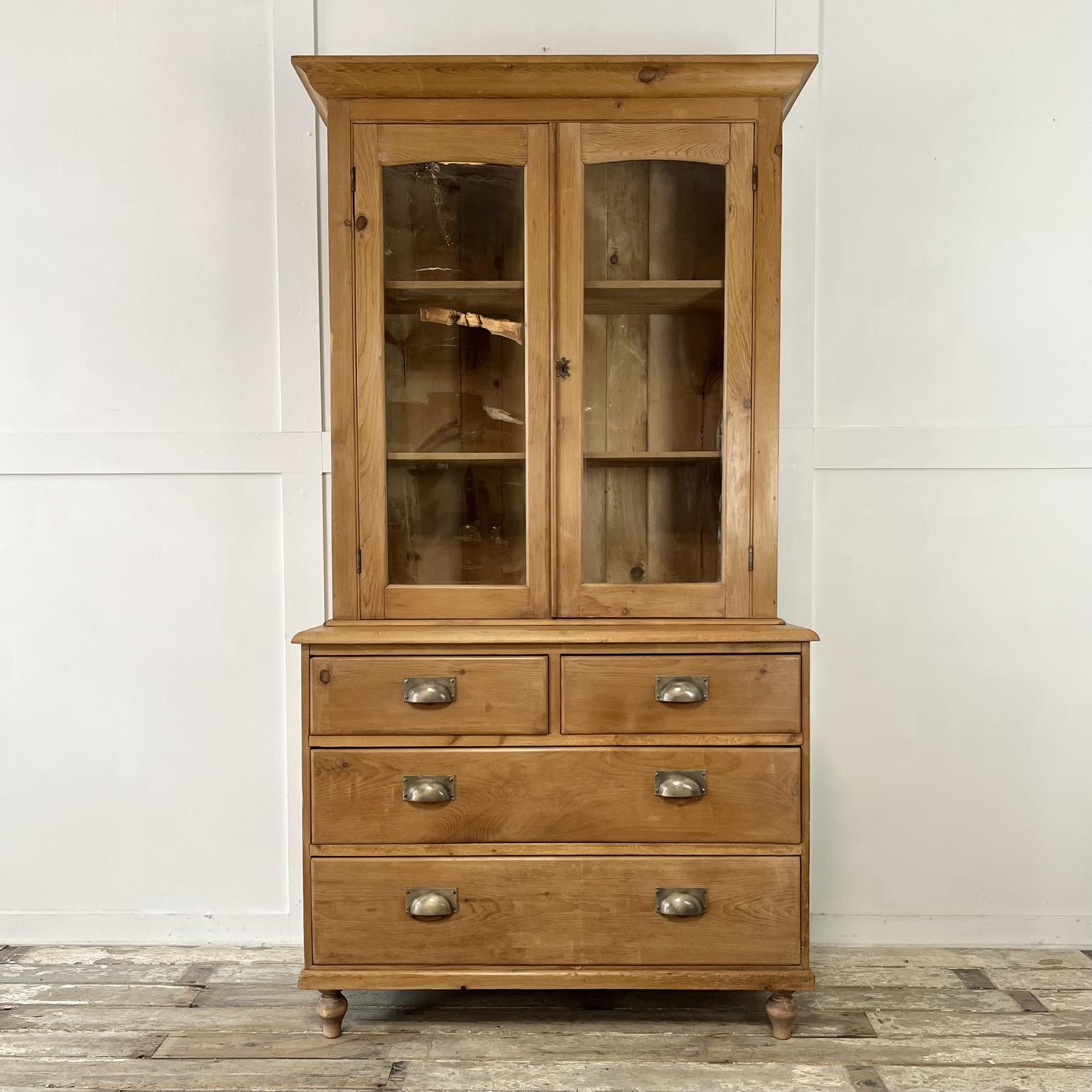 Victorian Pine Glazed Dresser (1 of 15)
