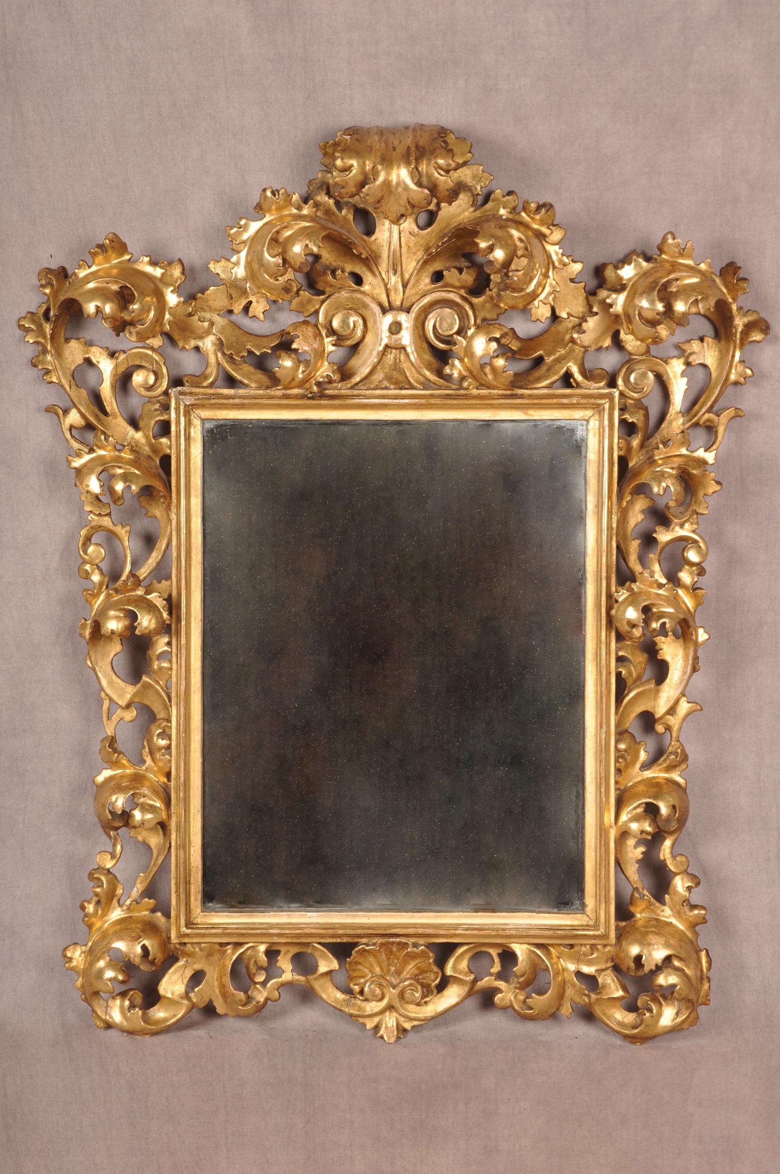 Fine 19th Century Florentine Mirror (1 of 10)