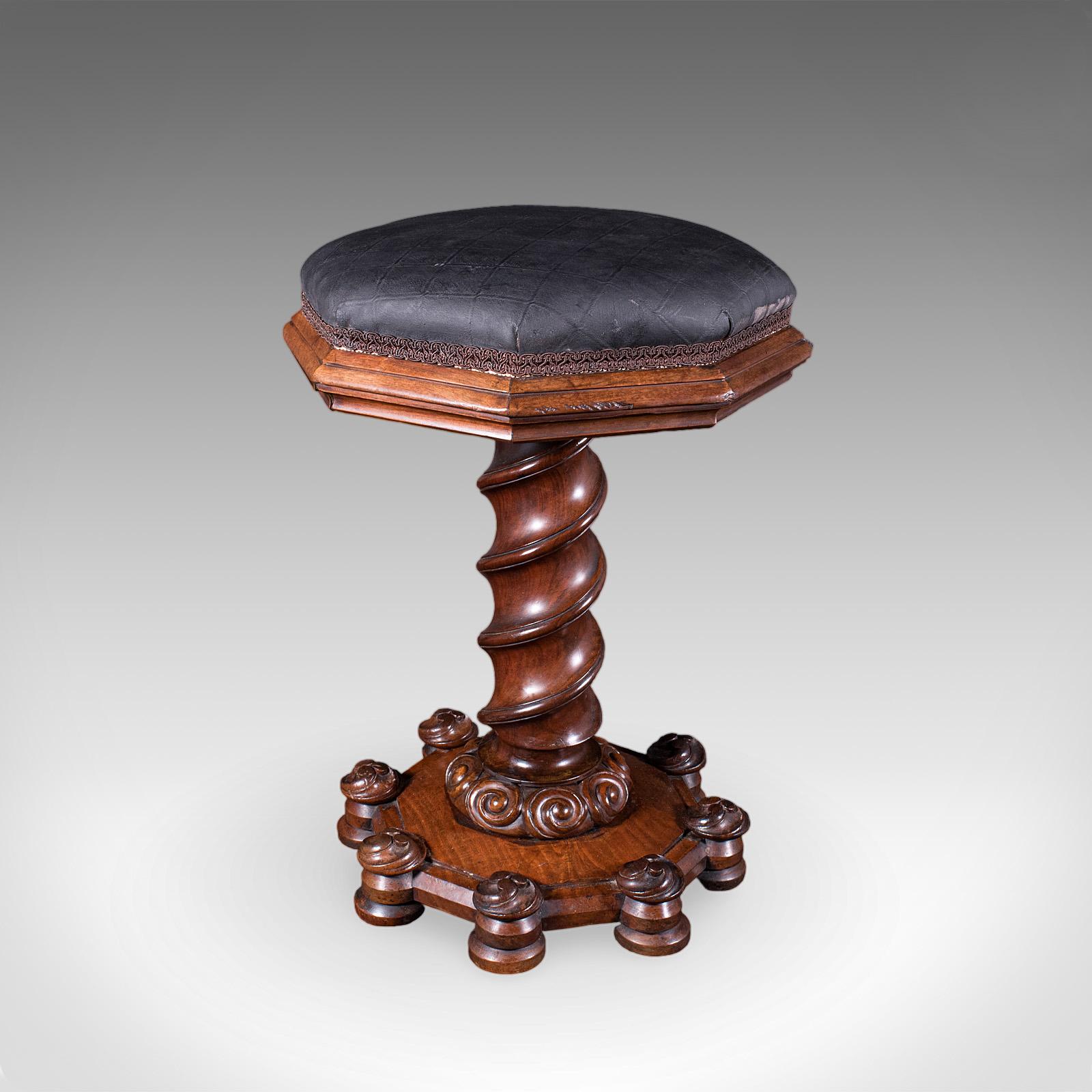 Antique Estate Chapel Organist's Stool, Scottish, Walnut Music Riser, William IV (1 of 12) Antique Estate Chapel Organist's Stool, Scottish, Walnut Music Riser, William IV (1 of 12)