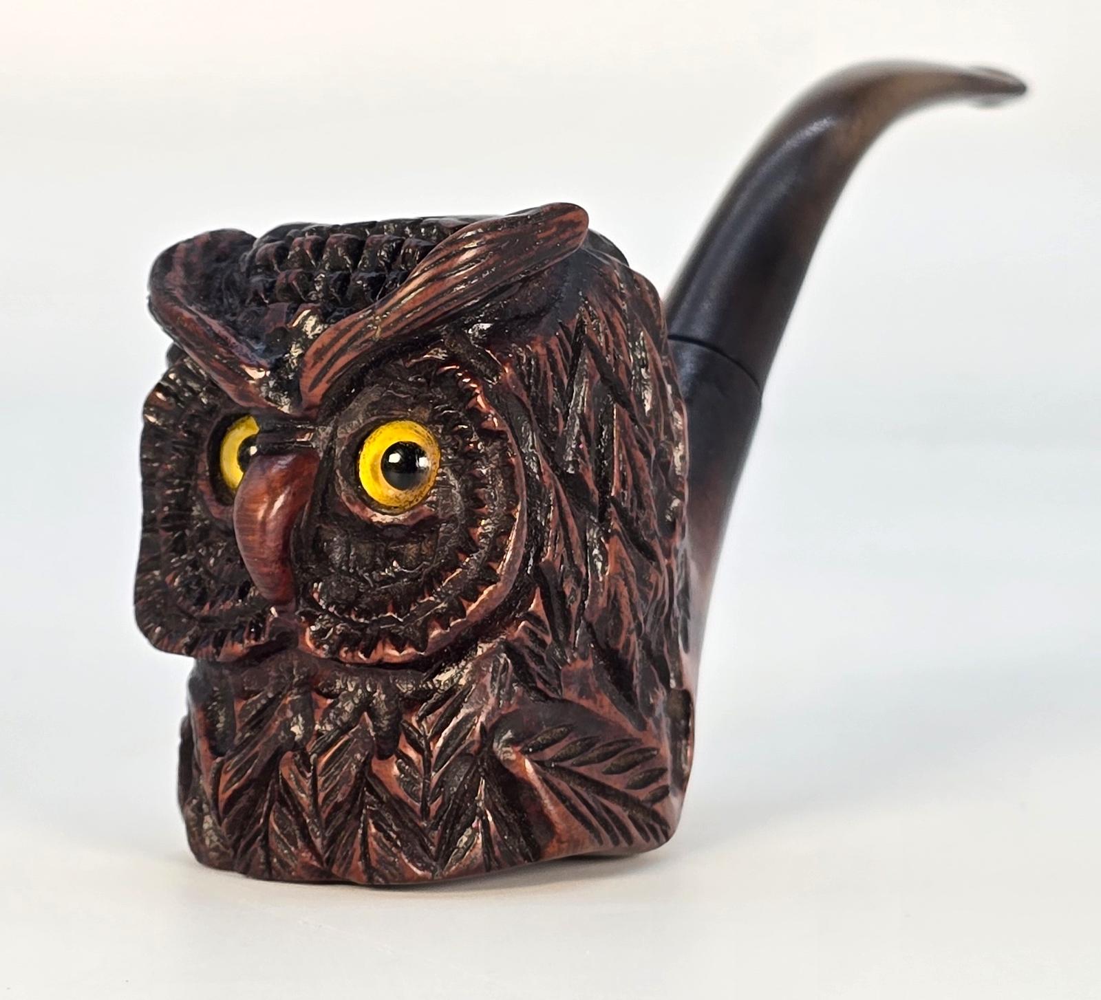 Rare Novelty Burr Briar Wood Smoking Pipe c.1900 (1 of 11)