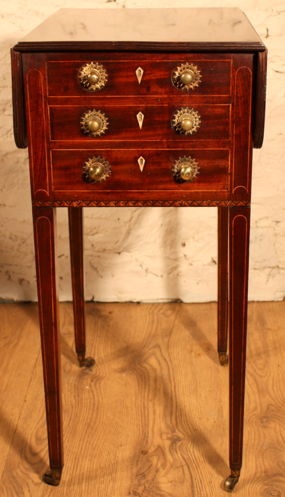 Scottish Mahogany Side Table / Work Table (1 of 1)