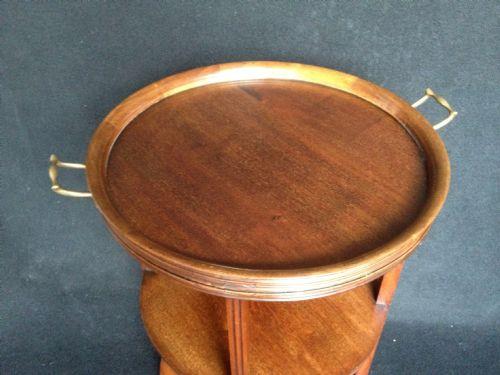 Mahogany Three Tier Table c.1900 (1 of 1)