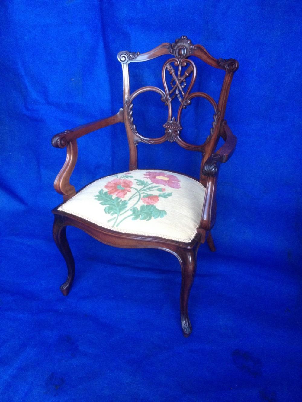 Good Mahogany Desk Chair (1 of 1)