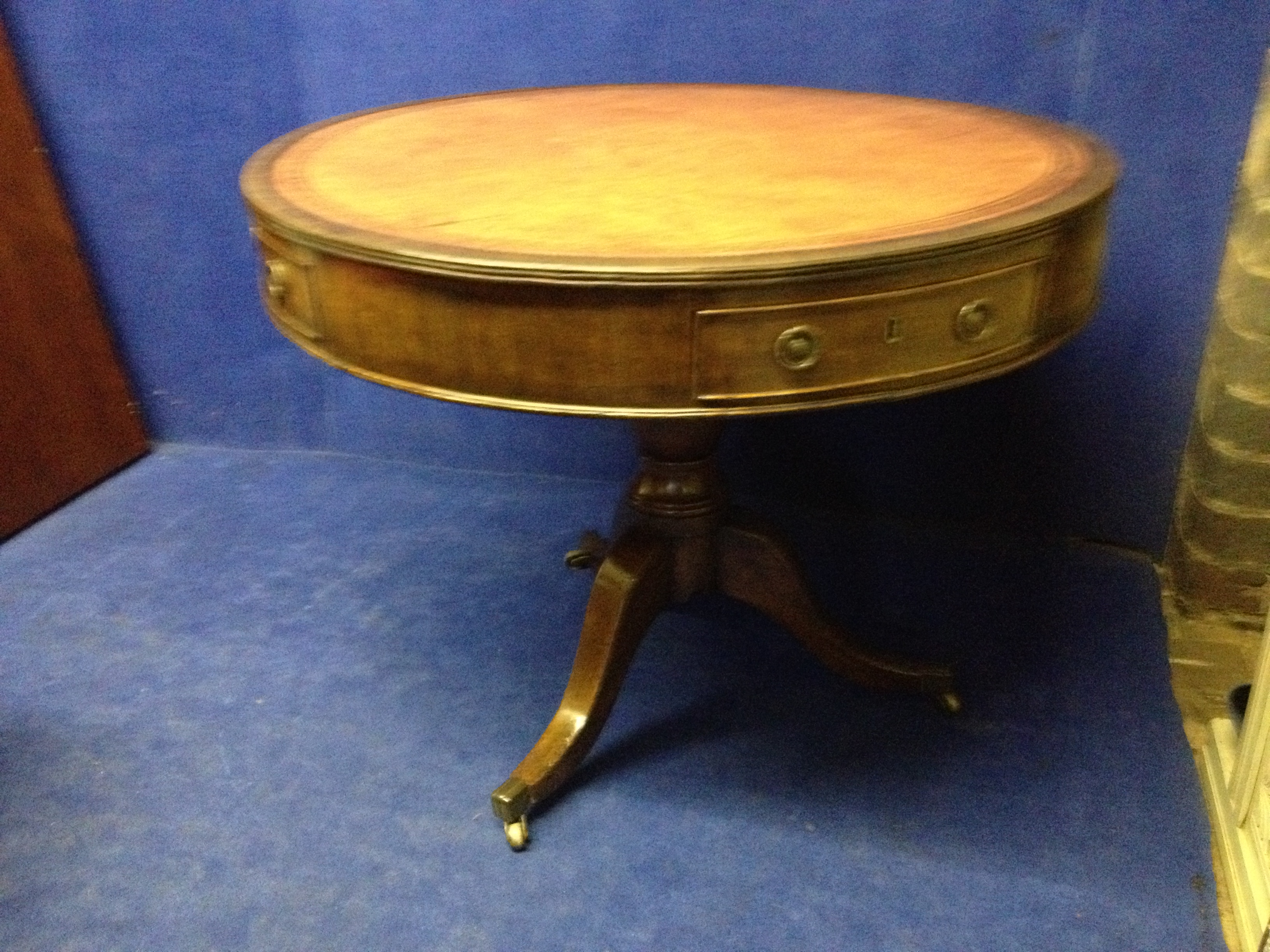 Georgian Mahogany Drum Table (1 of 1)