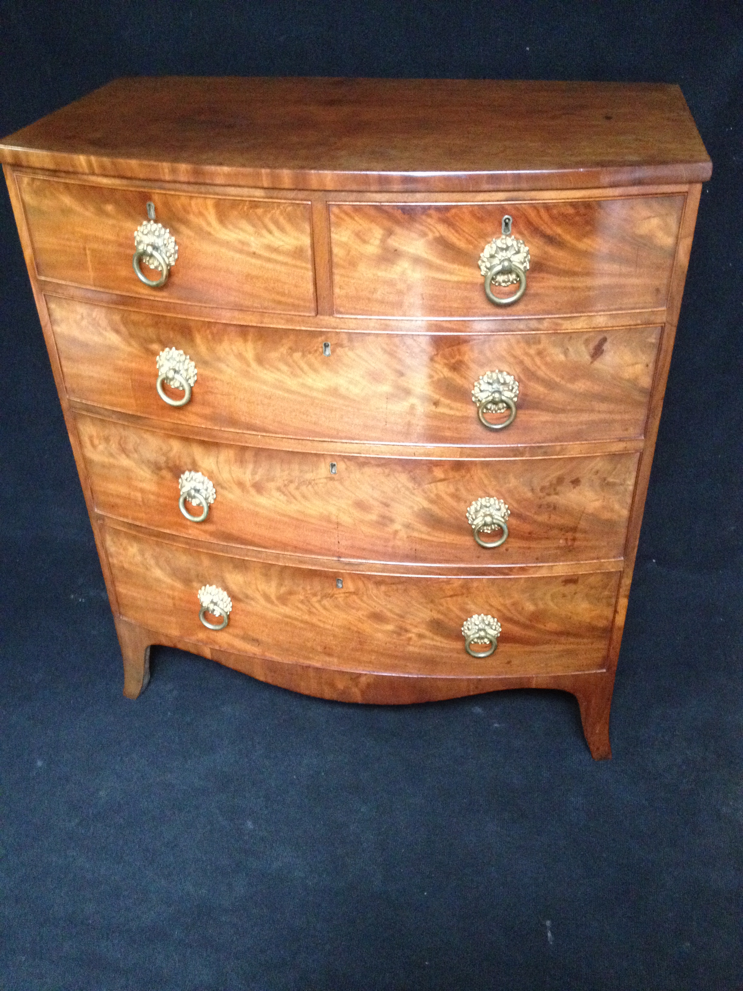 Regency Bowed Chest (1 of 1)