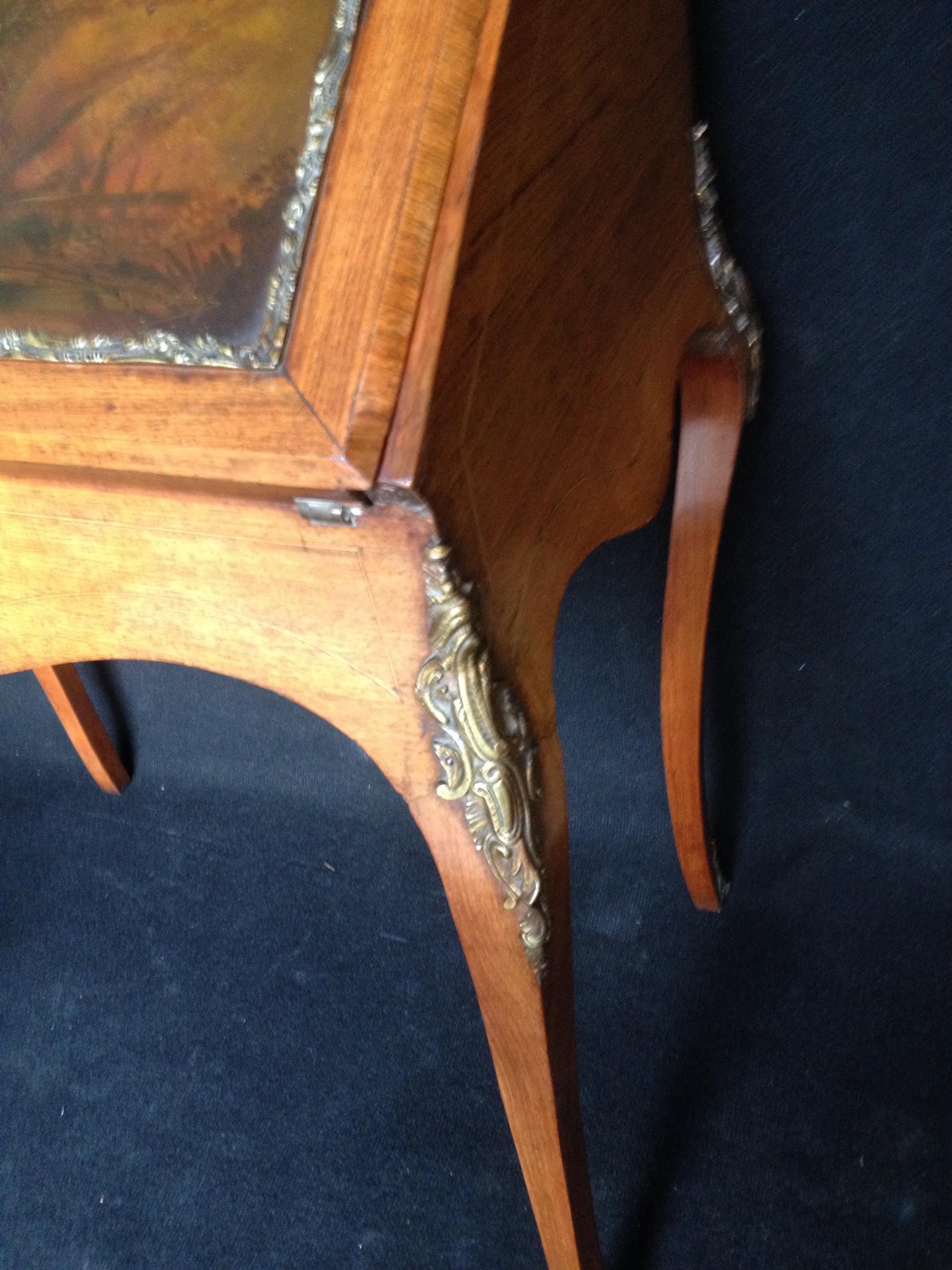 Painted Walnut Bureau de Dame (1 of 1)