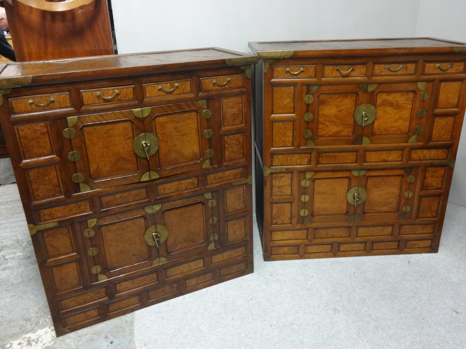 Super Pair of Burr Oriental Cabinets with Provenance (1 of 1) Super Pair of Burr Oriental Cabinets with Provenance (1 of 1)