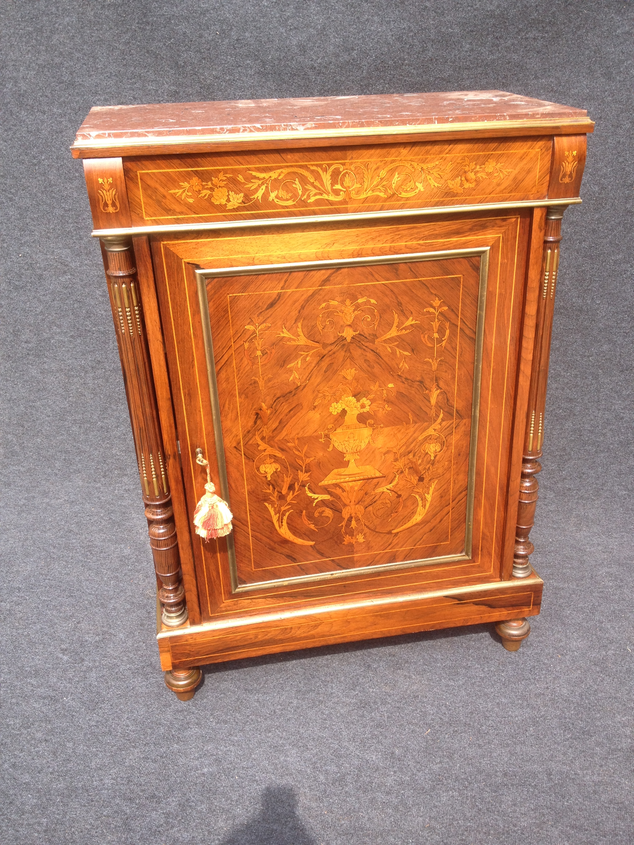 Top Quality Rosewood Marquetry Side-Cabinet (1 of 1)