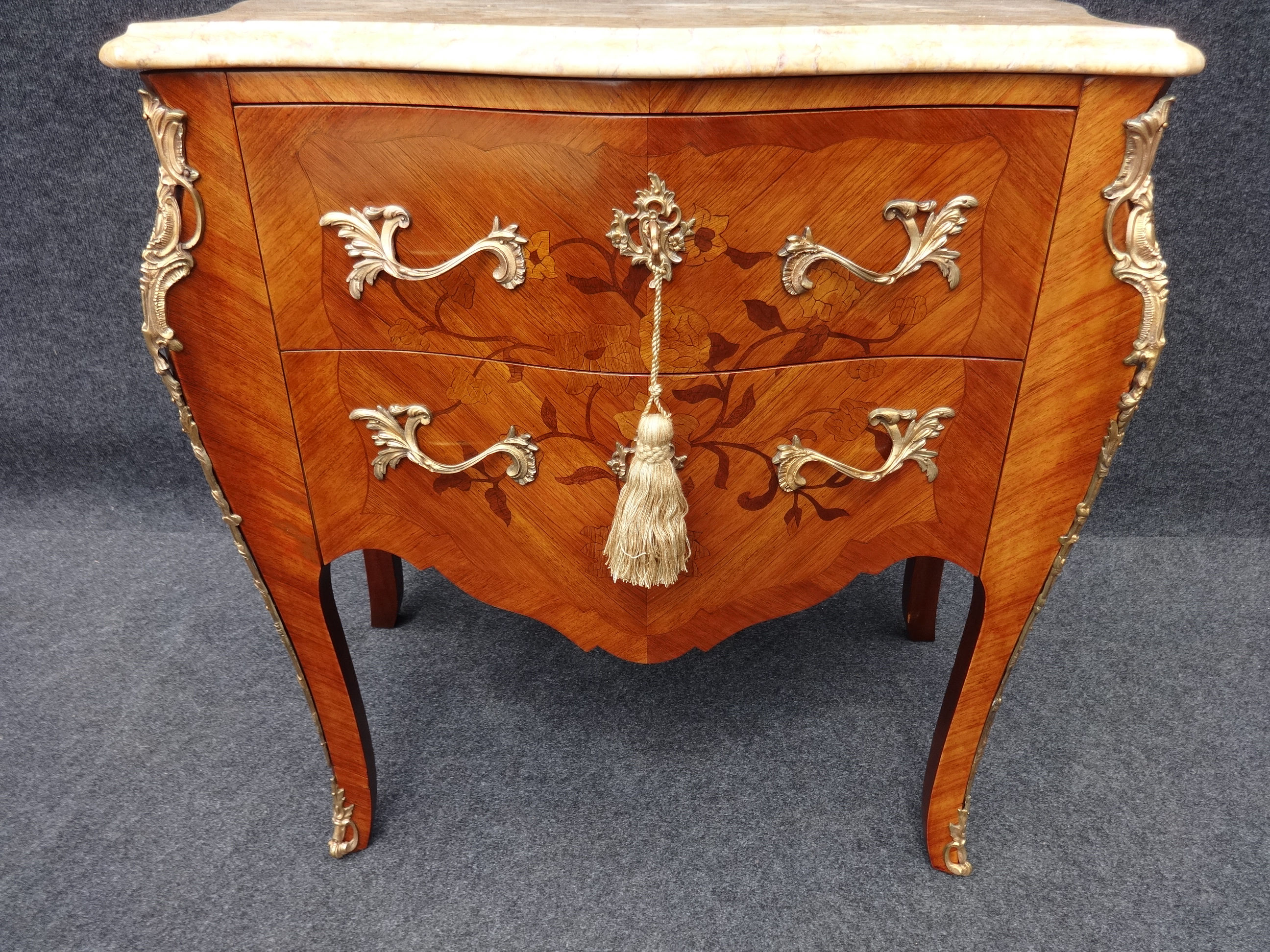 Marquetry Inlaid Commode Chest of Drawers (c.1920) (1 of 1)