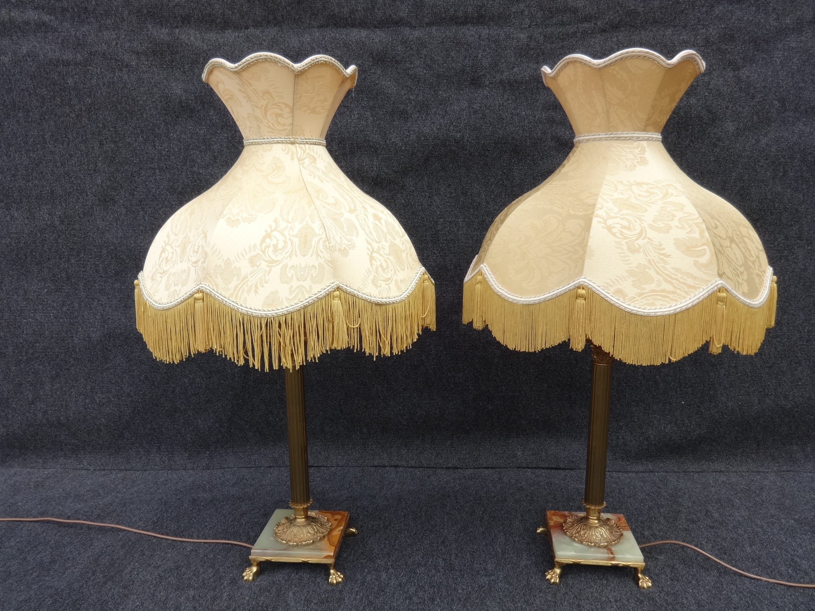 Excellent Quality Pair of Victorian Lamps c.1890 (1 of 1)
