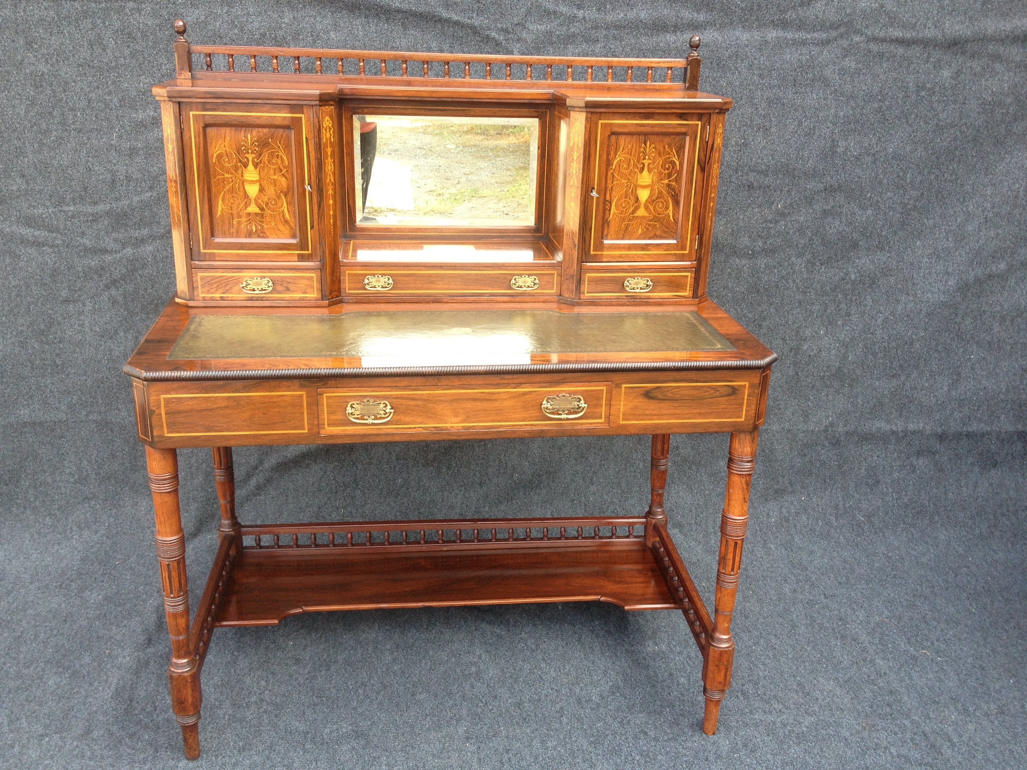 Stunning Rosewood Inlaid Bonhur du jour/Desk (1 of 1)