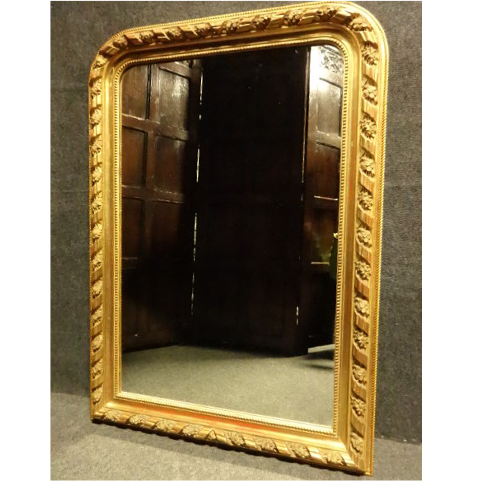 Good French Louis Philippe  Water Gilded Mirror c.1850 (1 of 1)