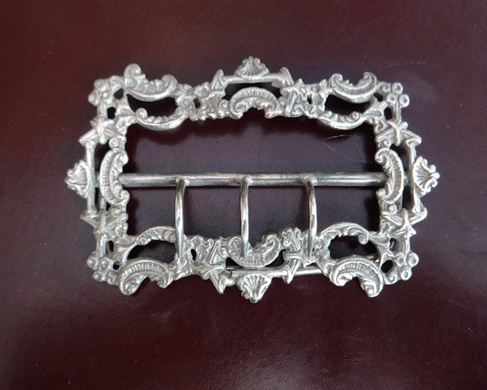 Large Victorian Silver Buckle (1 of 1)