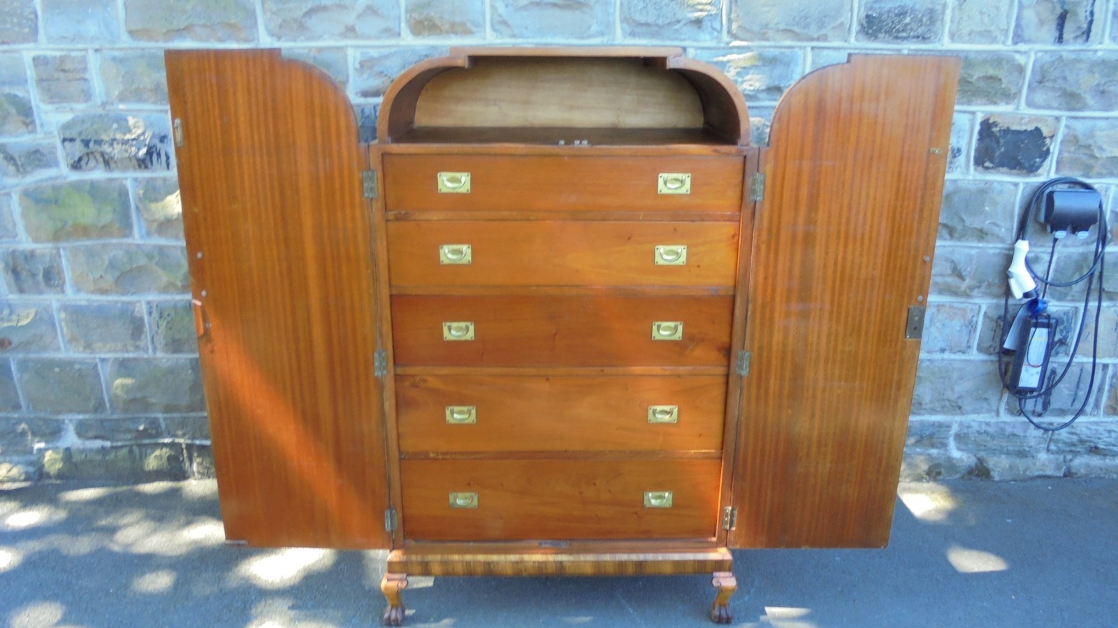 Quality Art Deco Walnut Tallboy Chest (1 of 1) Quality Art Deco Walnut Tallboy Chest (1 of 1)