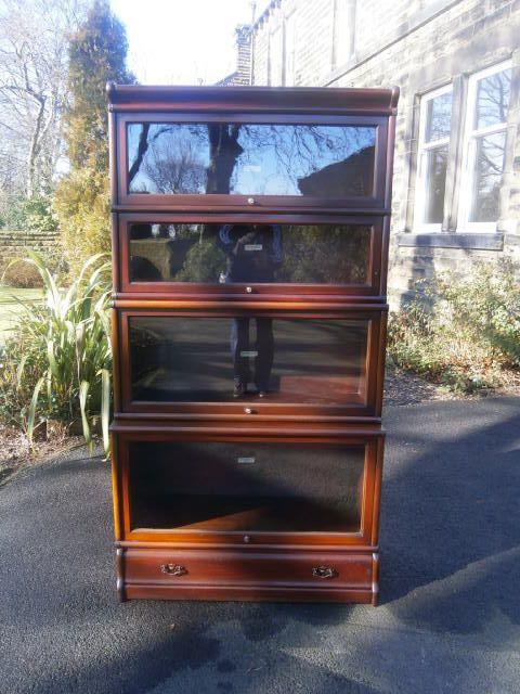 Antique Mahogany Globewernicke Stacking Bookcase Lawyers Bookcase (1 of 1)
