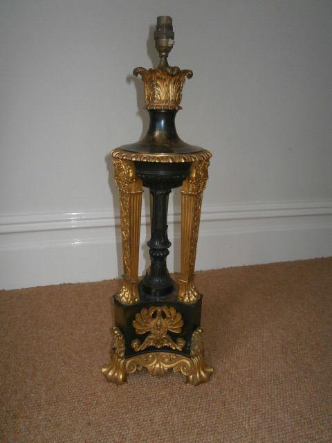 Regency Bronze Ormolu Lamp / Table Lamp c.1810 (1 of 1)