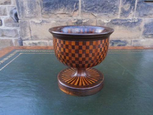 Early Antique Treen Wassail Cup Drinking Vessel (1 of 1)